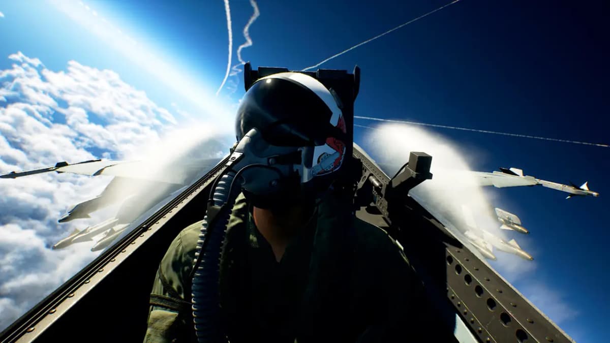 نمایی از بازی ACE COMBAT 8 WINGS OF THEVE