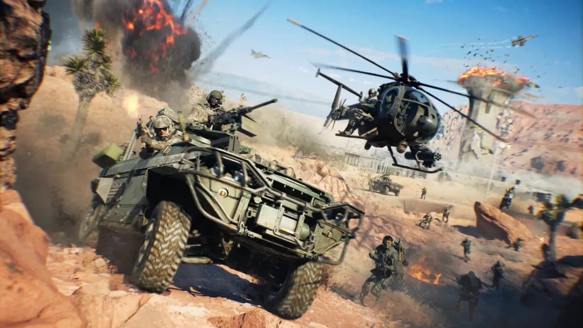 نمایی از بازی Battlefield 6