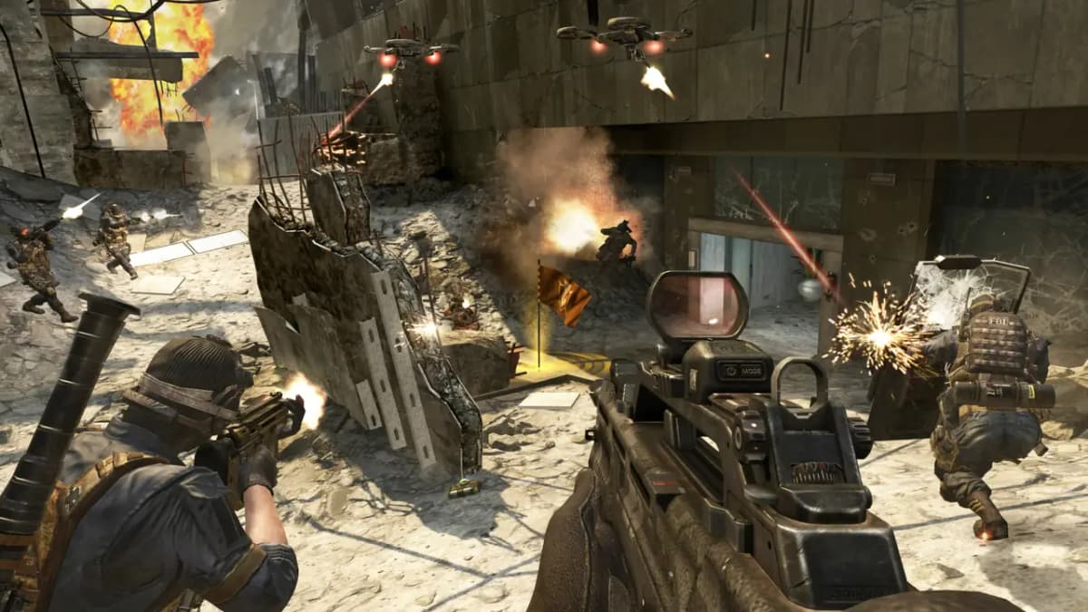 نمایی از بازی Call of Duty Black Ops II