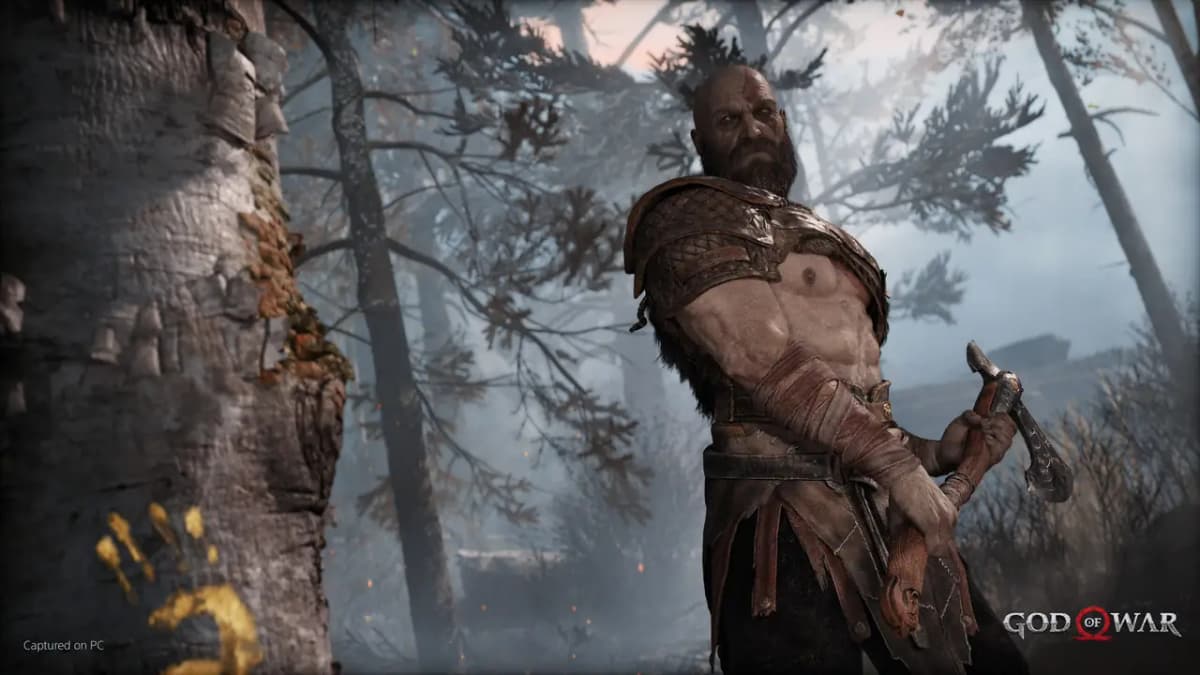 نمایی از بازی God of War