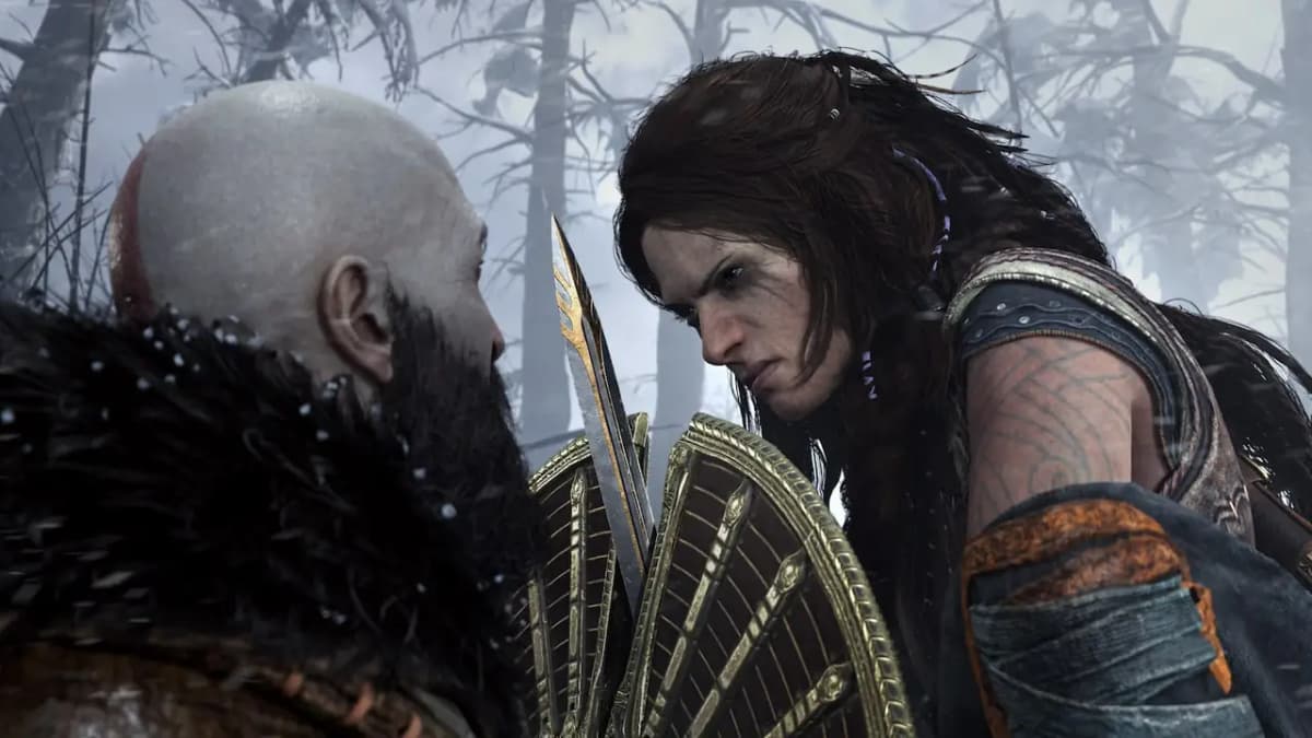 نمایی از بازی God of War Ragnarök