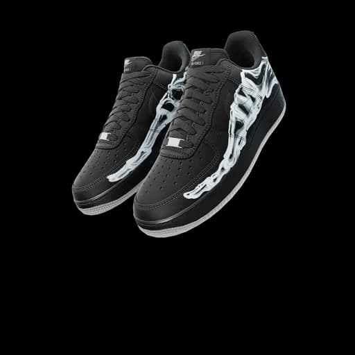 خرید آیتم فورتنایت Nike Air Force 1 '07 'Black Skeleton'