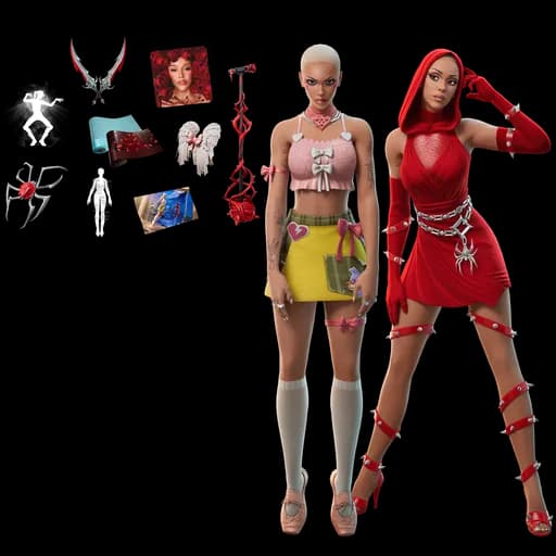 خرید آیتم فورتنایت Doja Cat Bundle