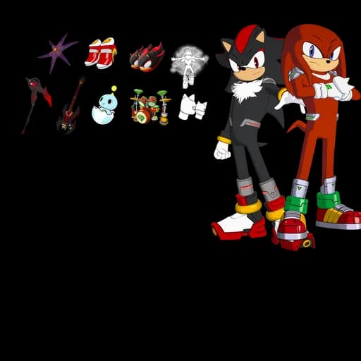 خرید آیتم فورتنایت Shadow the Hedgehog & Knuckles the Echidna Bundle