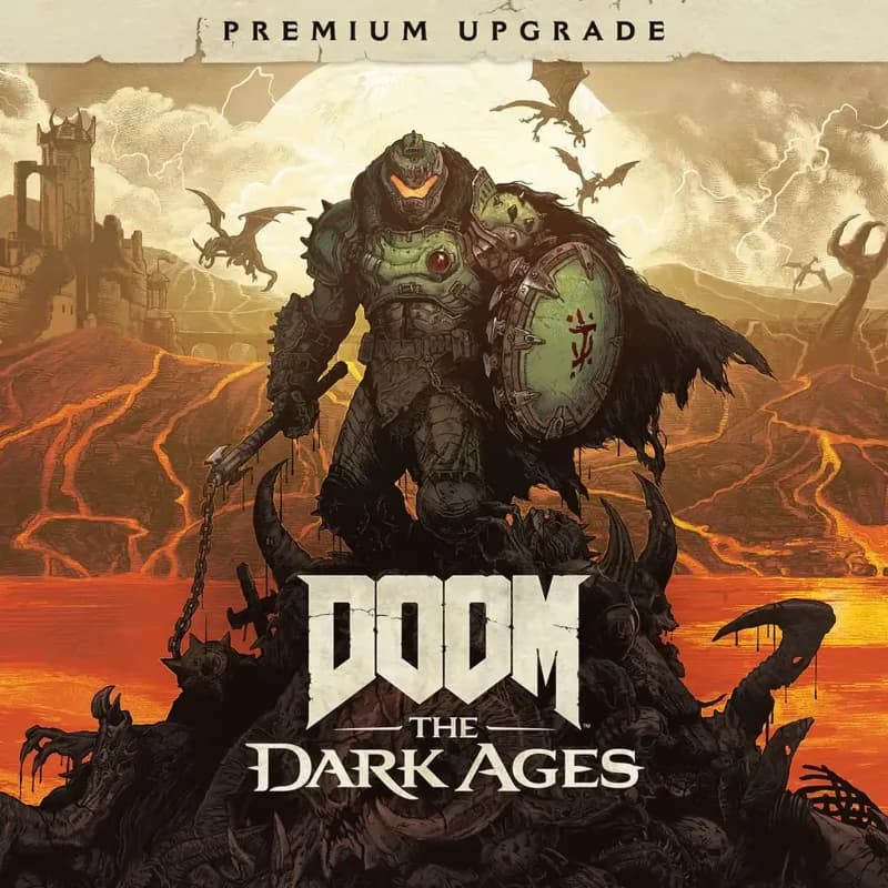 کاور بازی DOOM The Dark Ages Premium Edition