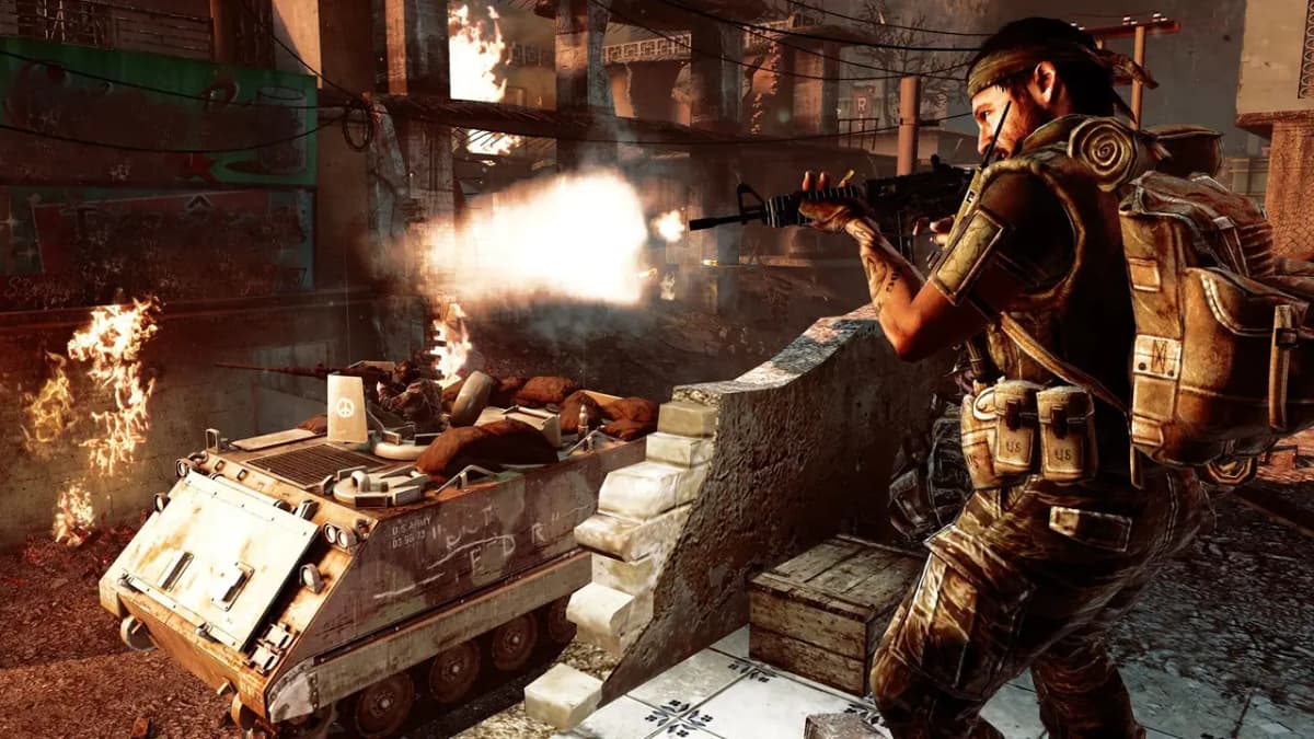 نمایی از بازی Call of Duty Black Ops