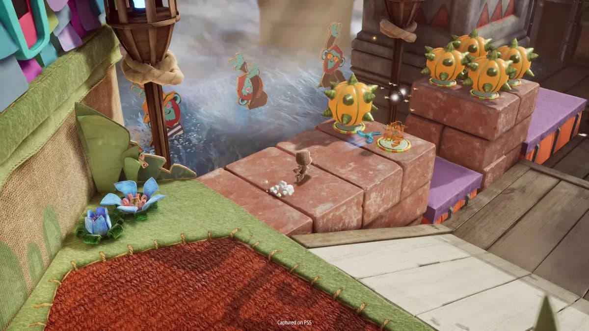 نمایی از بازی Sackboy A Big Adventure