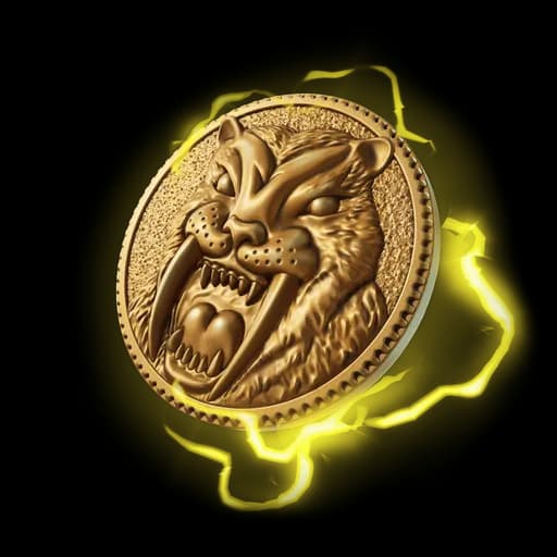 خرید آیتم فورتنایت Sabertooth Tiger Coin