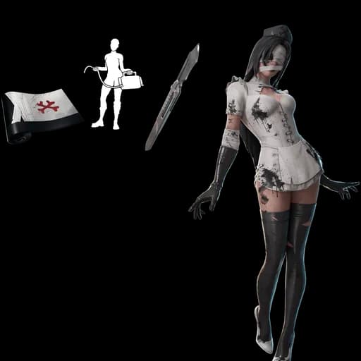 خرید آیتم فورتنایت Nevermore Nurse Bundle