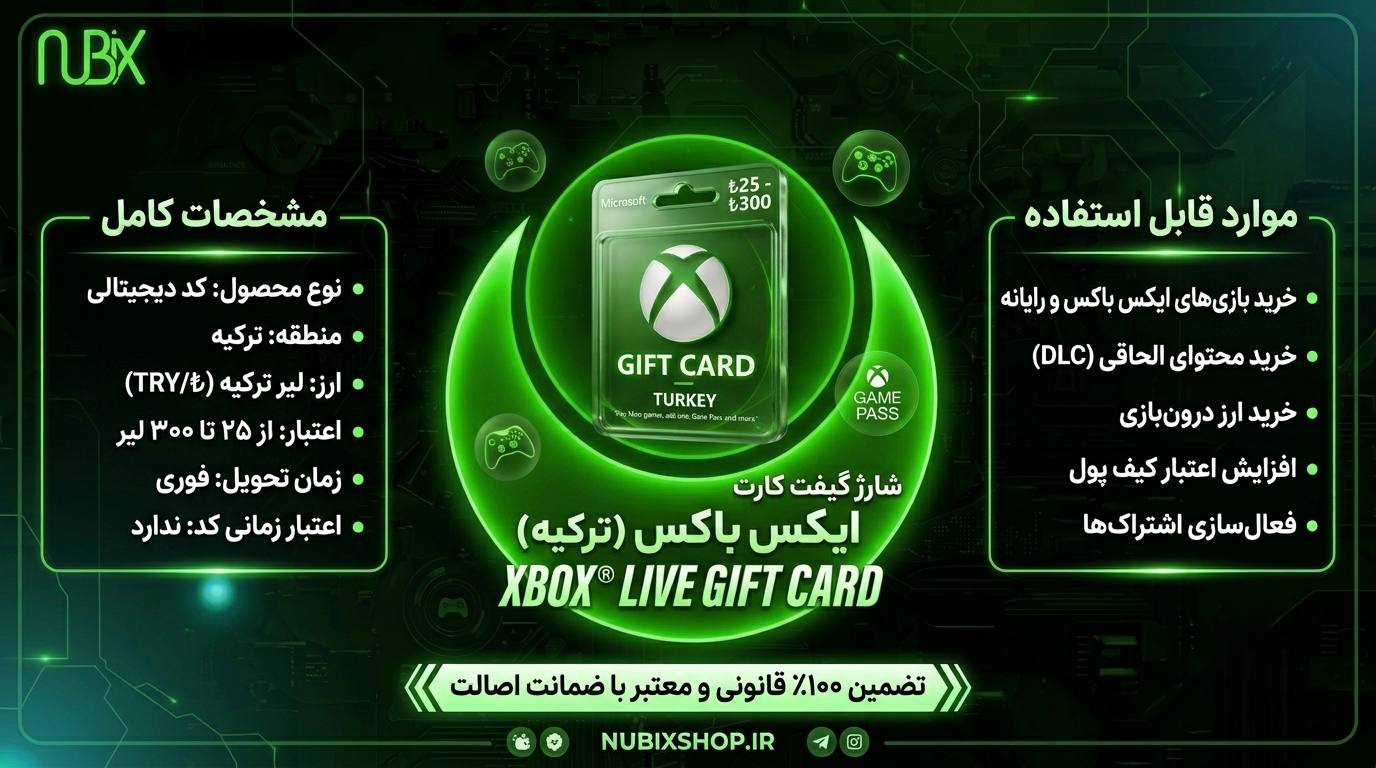 گیفت کارت XBOX